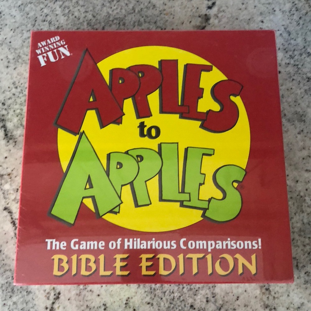 New in packing apples to apples bible edition